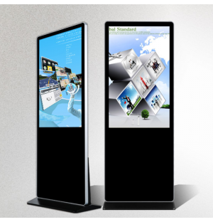 Free standing self-service digital poster with optional WIFI Touch Android or Windows 32" - 98"